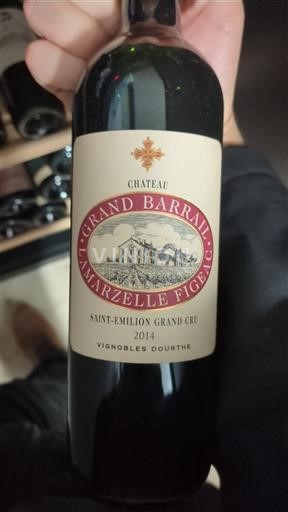Burdeos Saint-Émilion Gran Cru Château Grand Barrail Lamarzelle Figeac 2014