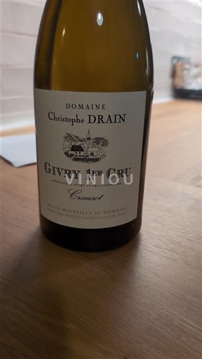 Burgundy Givry Premier Cru Domaine Christophe Drain Crausot 2023