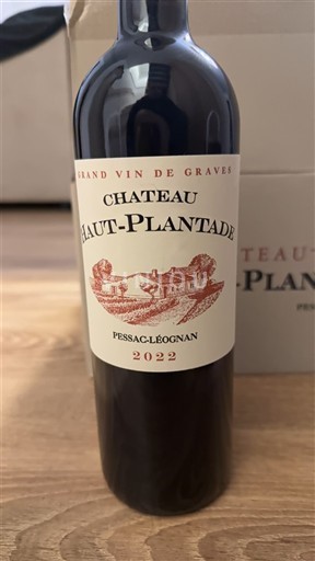 Bordeaux Pessac-Léognan Chateau Haut-Plantade 2022