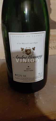 Šampanja Šampanjec André Moussy Brut Sélection Neleten.