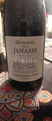 Vine Rouge sec Vieilles Vignes Domaine La Janasse 2004 Frankrig Rhône-dalen Châteauneuf-du-Pape AOC