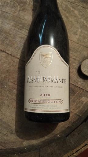 Borgonha Vosne-romanée Domaine Guyon 2010