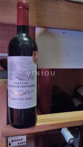 Bordeaux Lussac-saint-émilion Château Moulin de Fontmurée 2020