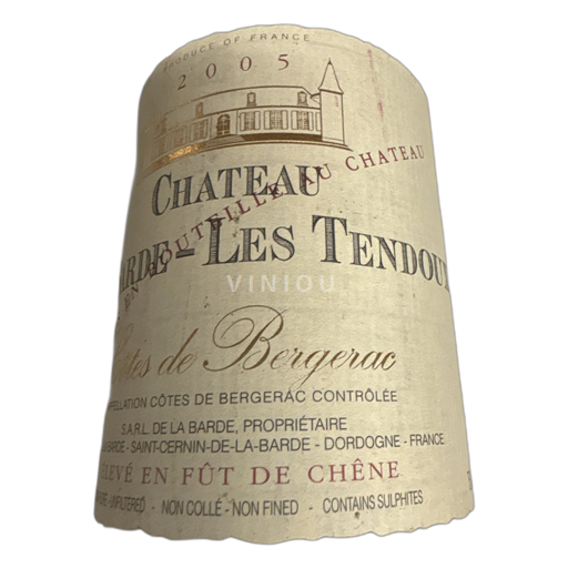 Sud-Ouest Côtes-de-bergerac Château la Barde Les Tendoux 2005