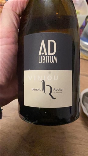 Thung lũng sông Loire Vouvray Benoît Rochier Ad Libitum Không niên vụ