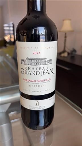 Bordeaux Bordeaux Supérieur Château Grand Jean Réserve 2023