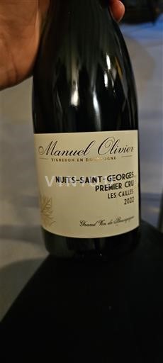 Bourgogne Nuits-saint-georges Premier Cru Manuel Olivier Les Cailles 2022