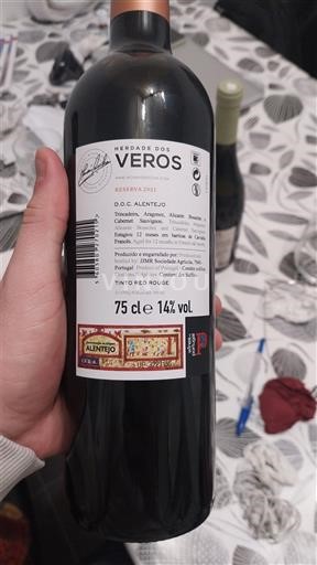 Bồ Đào Nha Alentejo Herdade dos Veros Reserva 2021