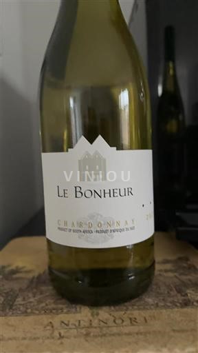 Vini Blanc sec Chardonnay Le Bonheur Non millésimé Sudafrica Regione Costiera Stellenbosch