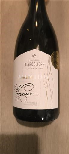 Rượu vang Blanc sec Le Romarin Les Vignerons d'Argeliers 2024 Pháp Languedoc và Roussillon Vùng đất Oc IGP