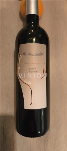 Bordeaux Côtes-de-Bordeaux Domaine Brandeau Tremblille Tradition 2015