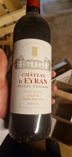 Bordeaux Pessac-Léognan Château Eyran Privée Céaux Jean-Michel 2017