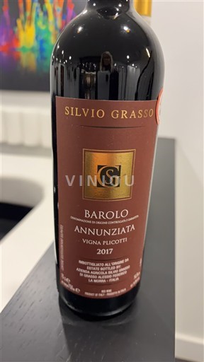 Piemonte Barolo Silvio Grasso Annunziata Vigna Plicotti 2017