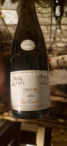 Rượu vang Blanc moelleux Les Renaudières Château Varennes 2006 Pháp Thung lũng sông Loire Chaume AOC