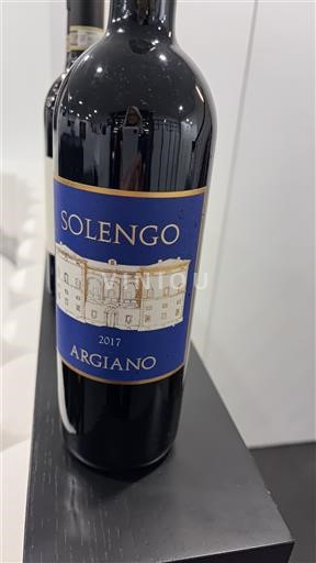 Toscana Không được chỉ định Argiano Solengo 2017