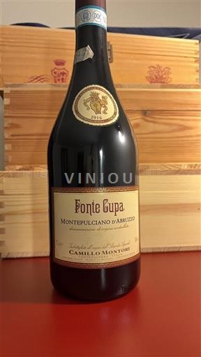 Abruzzerne Montepulciano d'Abruzzo Camillo Montori Fonte Cupa 2016