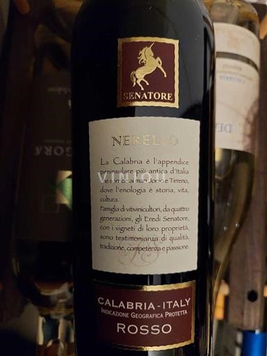 Kalabrien Senatore Nerello Icke årgångsbetecknad