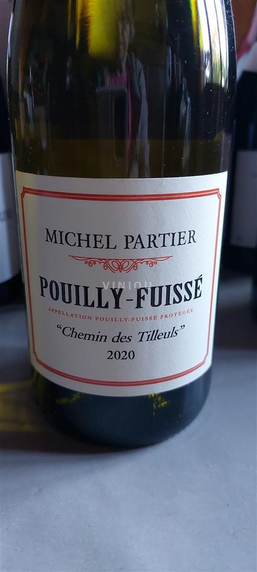 Bourgogne Pouilly-fuissé Michel Partier Chemin des Tilleuls 2020