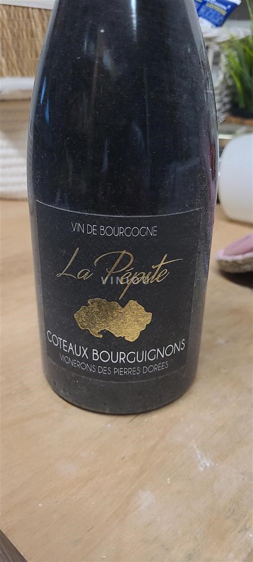 Burgundy Coteaux Bourguignons Vignerons des Pierres Dorées La Pépite Non-Vintage