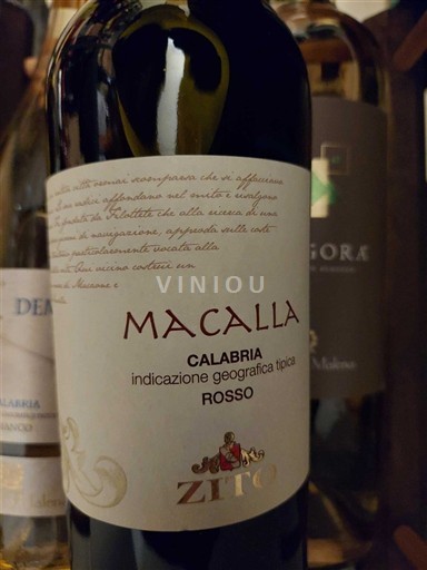 Kalabrien Zito Macalla Icke årgångsbetecknad