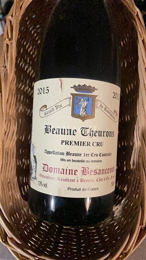 Burgundy Beaune Premier Cru Domaine Besancenot Beaune Theurons 2015