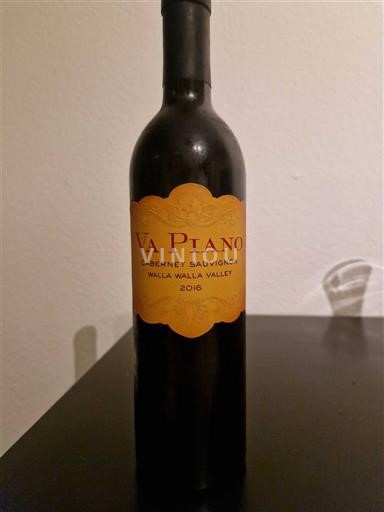 Amerikanische Nordwest-AVA Nicht spezifiziert Va Piano Cabernet Sauvignon 2016