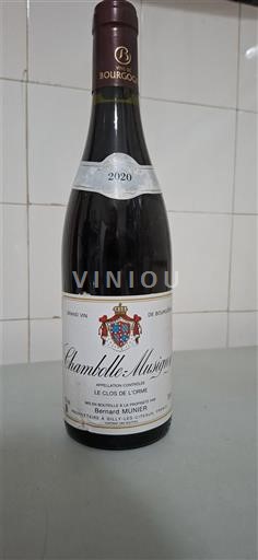 Burgundy Chambolle-Musigny Bernard Munier Le Clos de l'Orme 2020