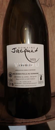 Burgundy Chablis Domaine Jacquet 2023