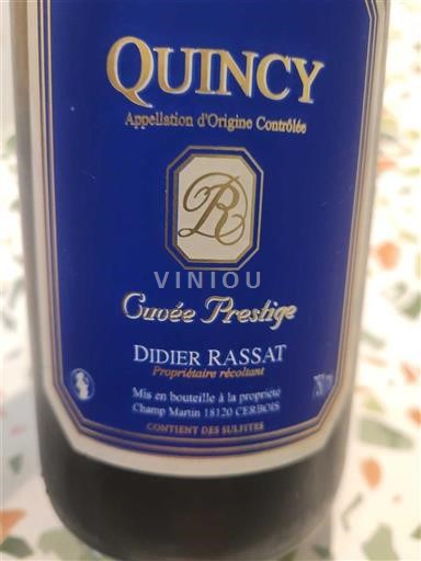 Valle della Loira Quincy Didier Rassat Prestige Senza annata