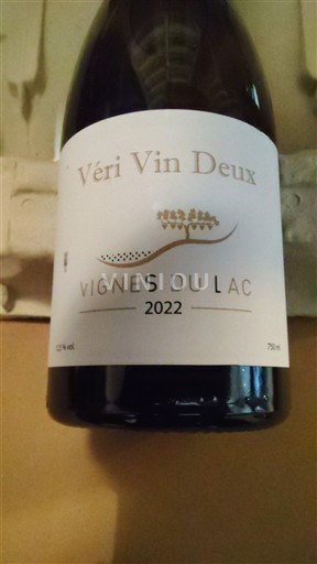 Tây Nam Vignes du Lac Véri Vin Deux 2022