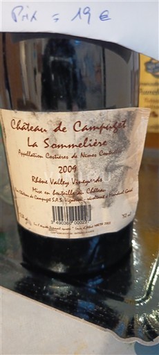 Údolí Rhôny Costières-de-Nîmes Château Campuget La Sommelière 2004