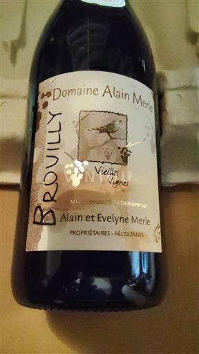 Beaujolais Brouilly Domaine Alain Merle Vieilles Vignes 2019
