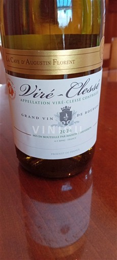 Bourgogne Viré-clessé La Cave d'Augustin Florent 2024