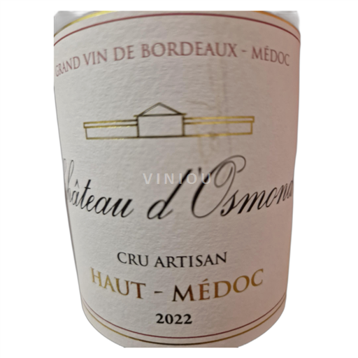 Bordeaux Haut-Médoc Château d'Osmond  2022