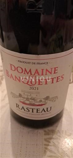 Rhône Valley Rasteau Domaine S Banquettes 2021