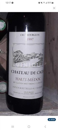 Bordeaux Haut-Médoc Château Cach 1997