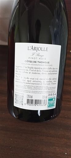 Languedoc a Roussillon Côtes de Thongue Domaine L'Arjolle L'Équinoxe 2024