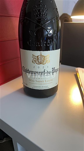 Rhônedalen Châteauneuf-du-Pape Mas Saint Louis 2021