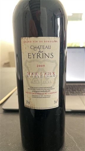 Bordeaux Margaux Château S Eyrins 2009