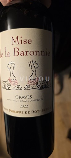 Bordeaux Graves Baron Philippe de Rothschild Mise de la Baronnerie 2022