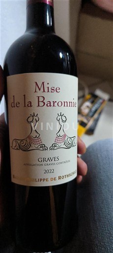Bordeaux Graves Baron Philippe de Rothschild Mise de la Baronnerie 2022