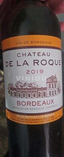 Bordéus Château La Roque 2019