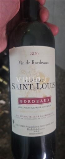 Burdeos Bordeaux Château Saint Louis 2020