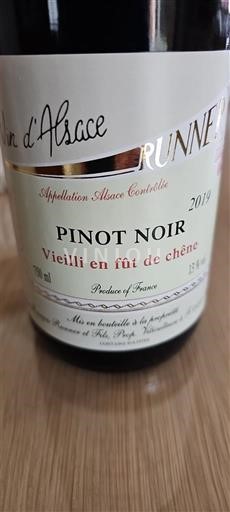 Alsace Runnen Vieilli en fût de chêne 2019