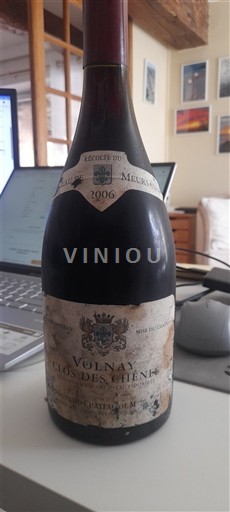 Burgundy Volnay Premier Cru Château Meursault Clos des Chênes 2006