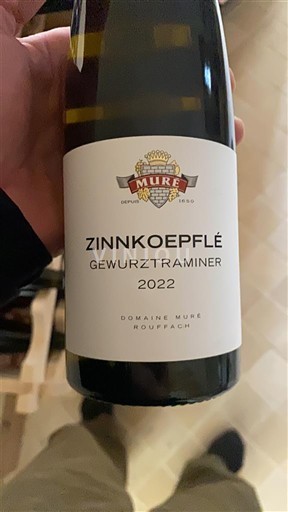 Alsace Không được chỉ định Grand Cru Domaine Muré Zinnkoepflé 2022