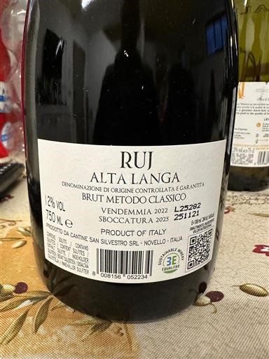 Piemonte Alta Langa San Silvestro RUJ 2022