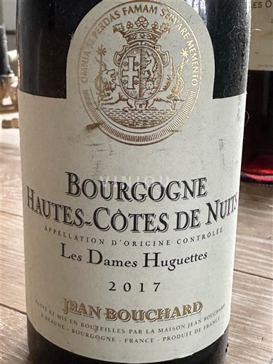 Burgund Nicht spezifiziert Jean Bouchard Les Dames Huguettes 2017