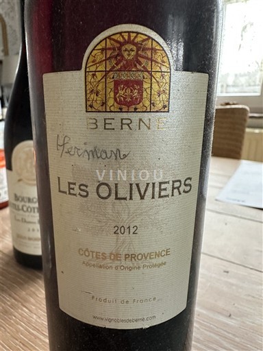 Provence Côtes-de-Provence Château Berne Les Oliviers 2012