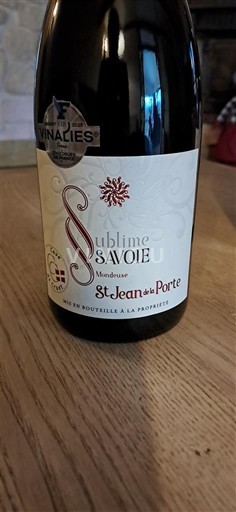 Savoie og Bugey Mondeuse Cave de Cruet St Jean de Porte 2024